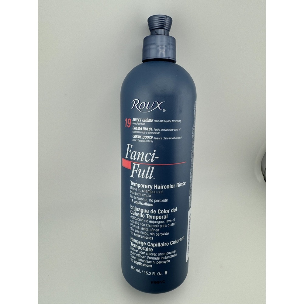 Roux Fanci Full Temporary Hair Color Rinse 19 Sweet Creme Ammonia-Free